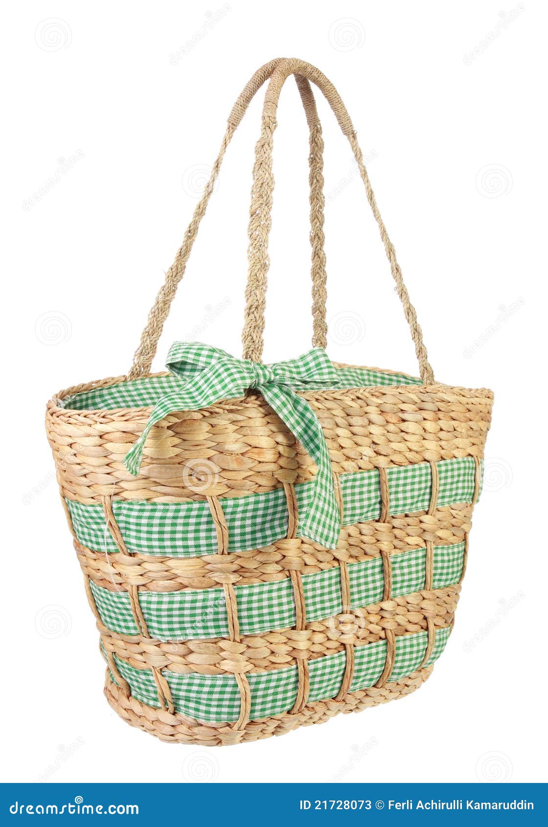 Bag for summer holiday stock image. Image of basket, market 21728073