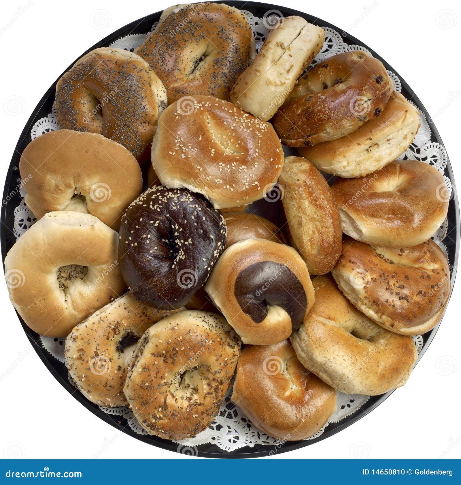 Bagel Platter Stock Photo Image 14650810