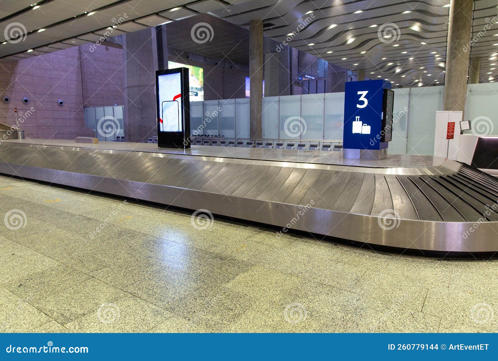 Baggage Conveyor Belt at Airport Stock Photo Image of journey