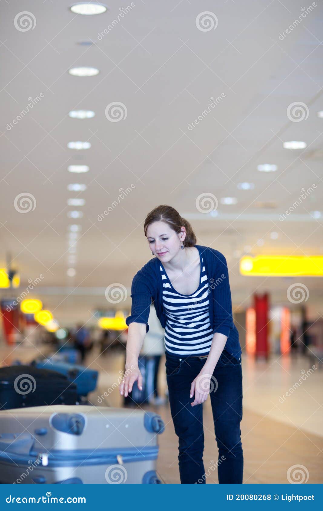 Baggage Reclaim at the Airport Stock Photo Image of plane, screen