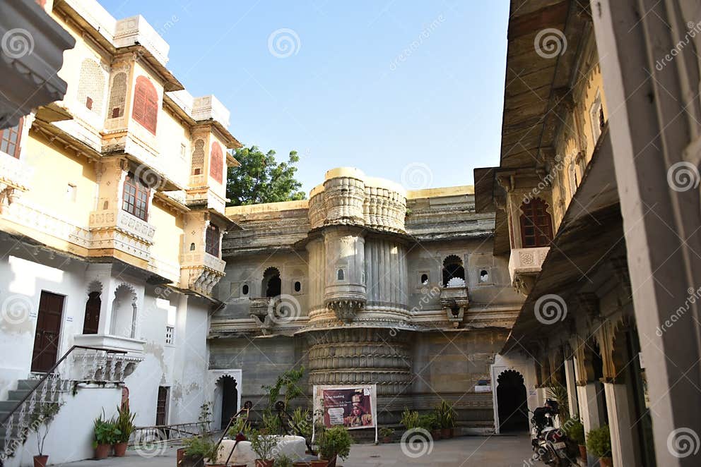 Bagore Ki Haveli, Udaipur, Rajasthan Editorial Stock Image - Image of ...
