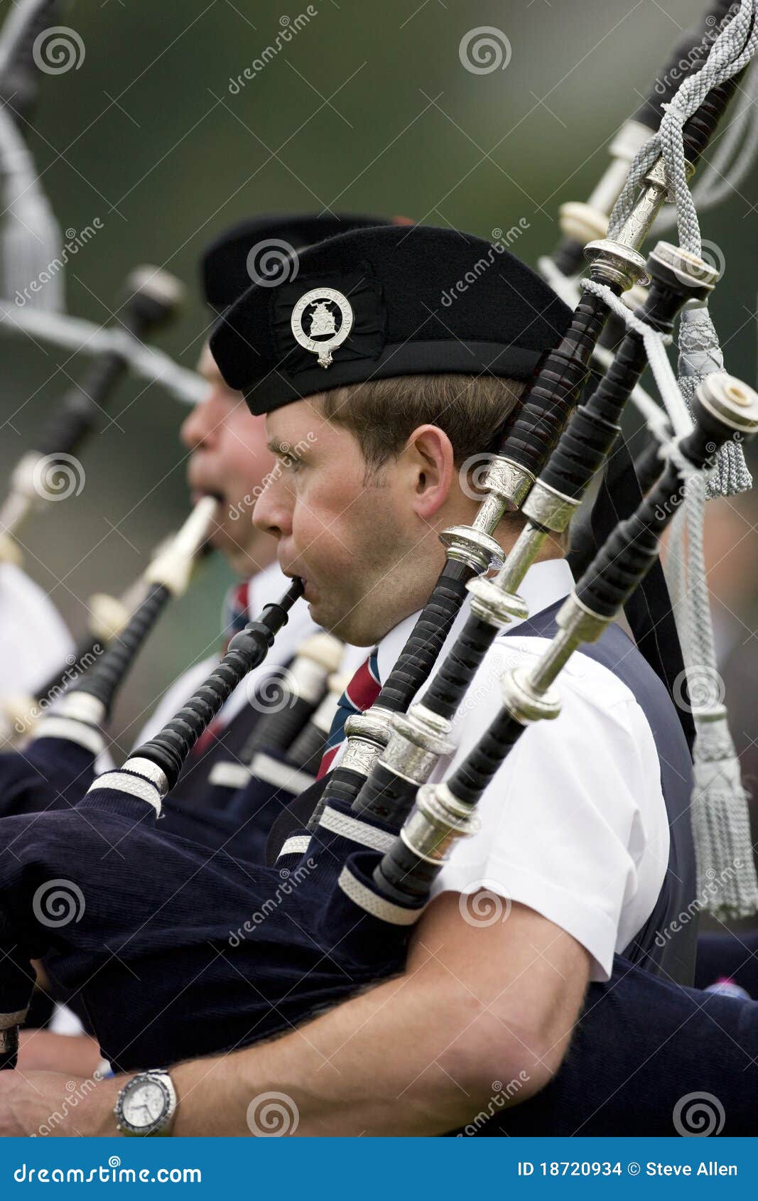 Bagpipes Highland Games Scotland Editorial Stock Image Image of