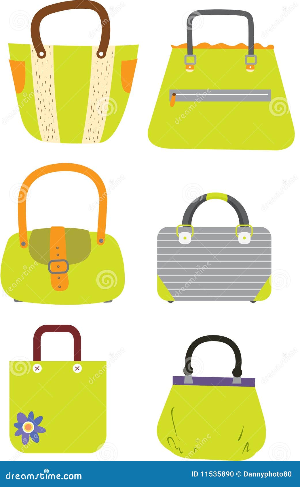 Bags stock vector. Illustration of color, packaging, paper - 11535890