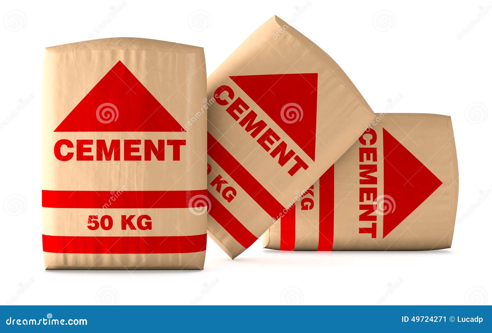 Bags of cement stock illustration. Illustration of sack 49724271