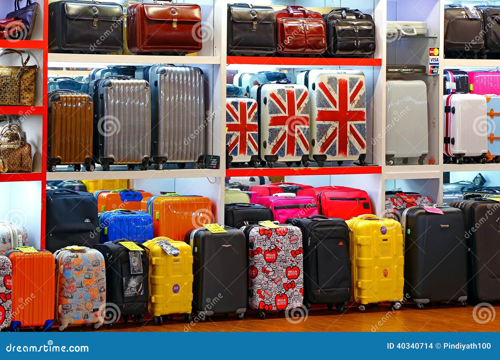 Bags And Luggage Store Editorial Stock Image - Image: 40340714