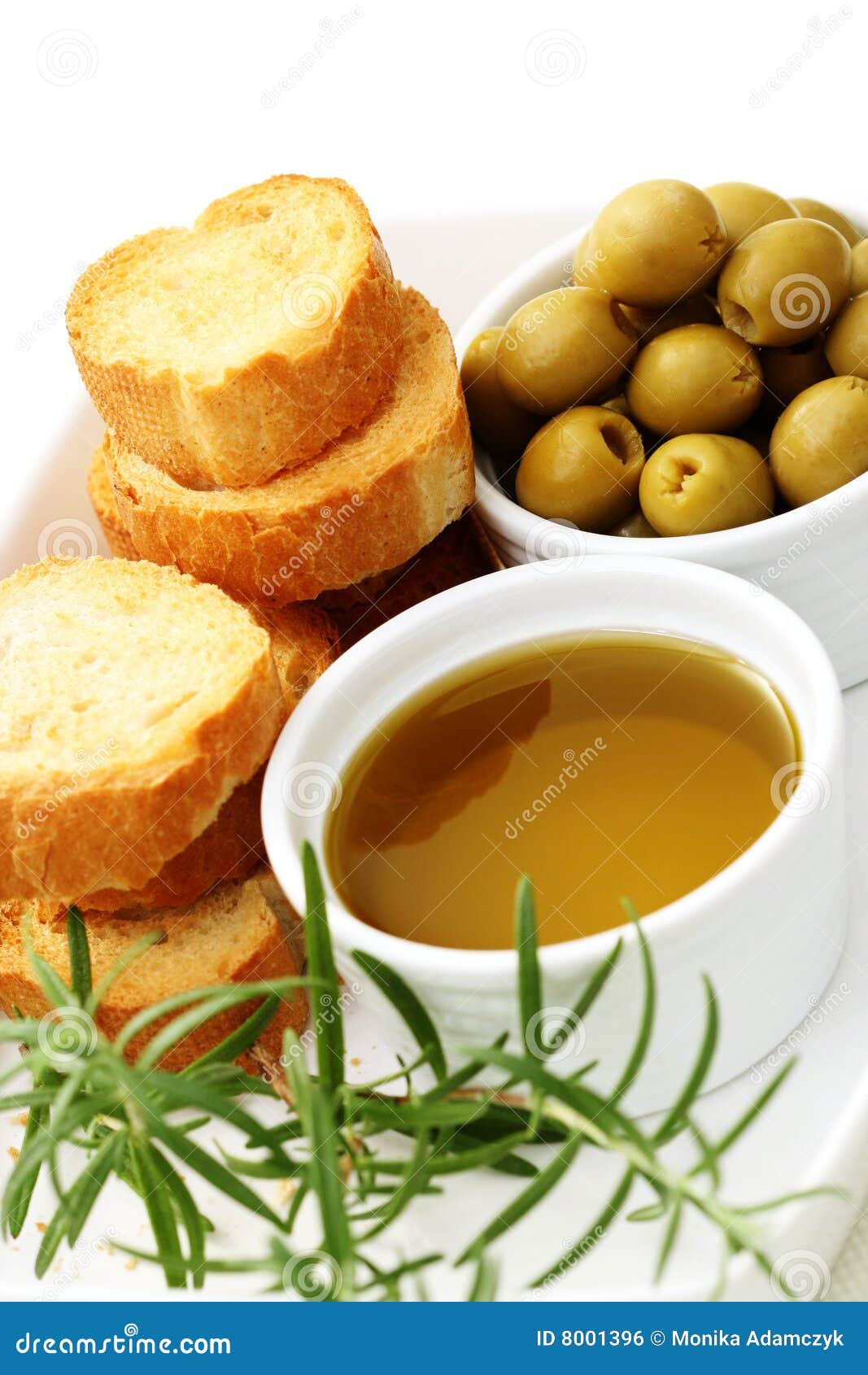 Baguette and olive oil stock photo. Image of french, italian 8001396