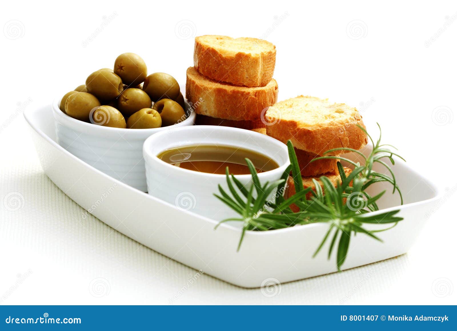Baguette and olive oil stock image. Image of herb, savory 8001407