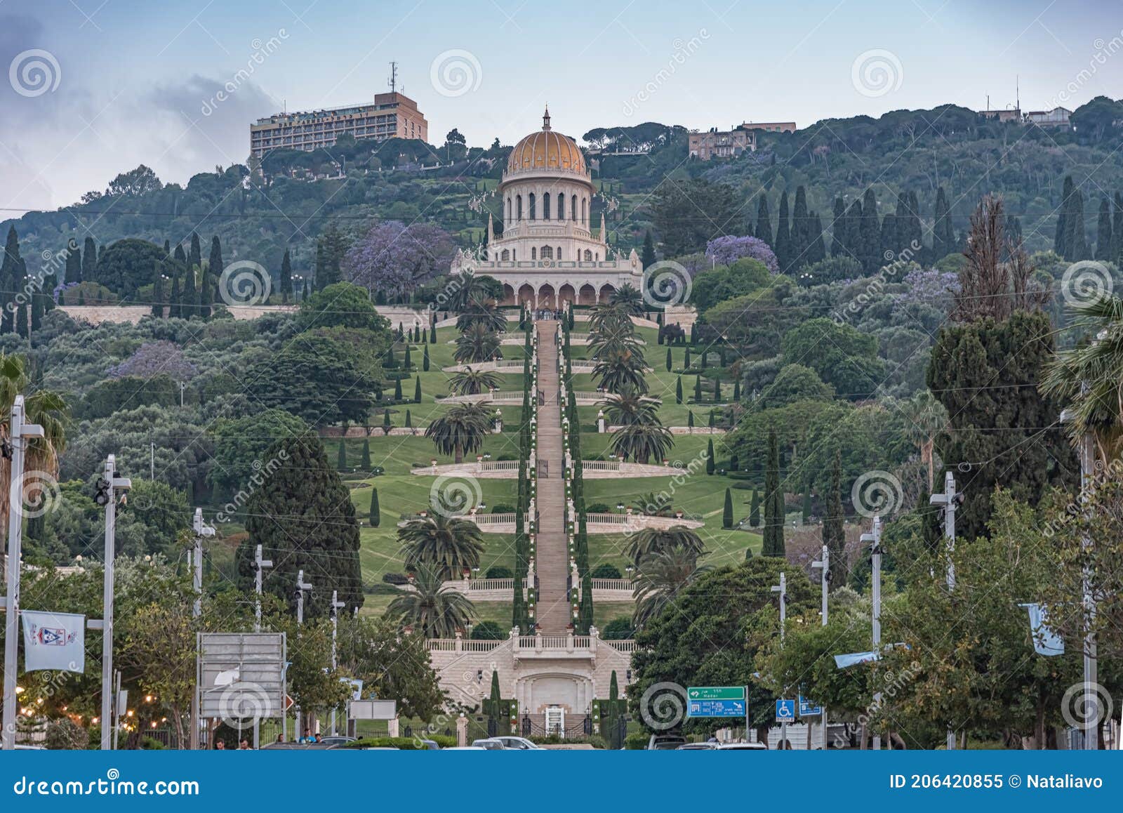 baha i holy places in haifa and the western galilee. travel photo
