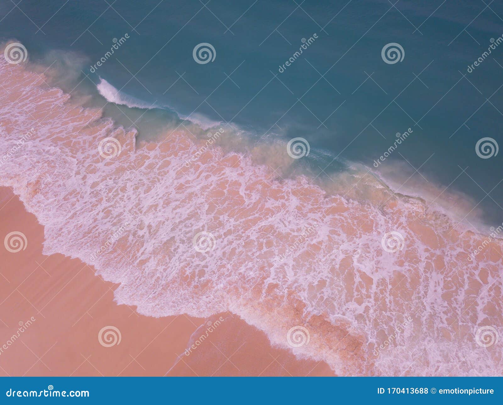 bahamas: aerial view turquoise water of pink beach, summer vacation on harbour island, travel and dream beach concept