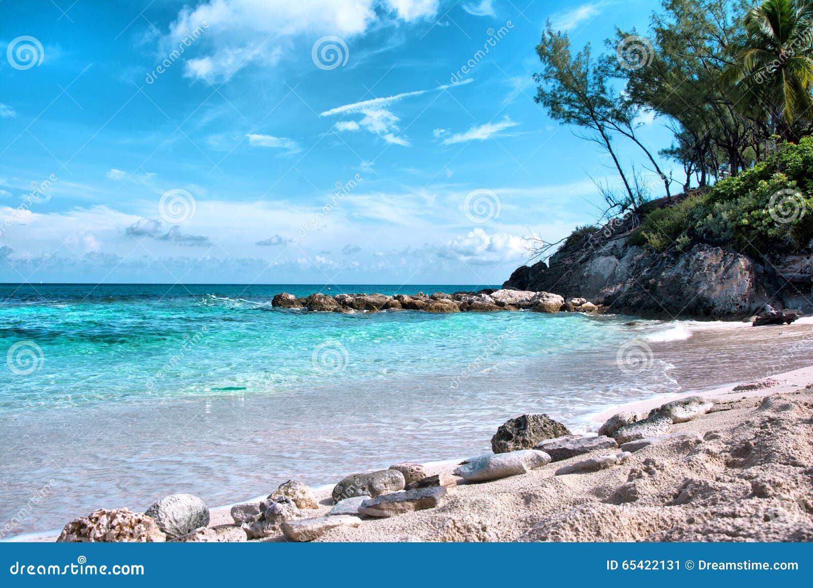 Bahamas Blue Lagoon Beach stock image. Image of lagoon 65422131