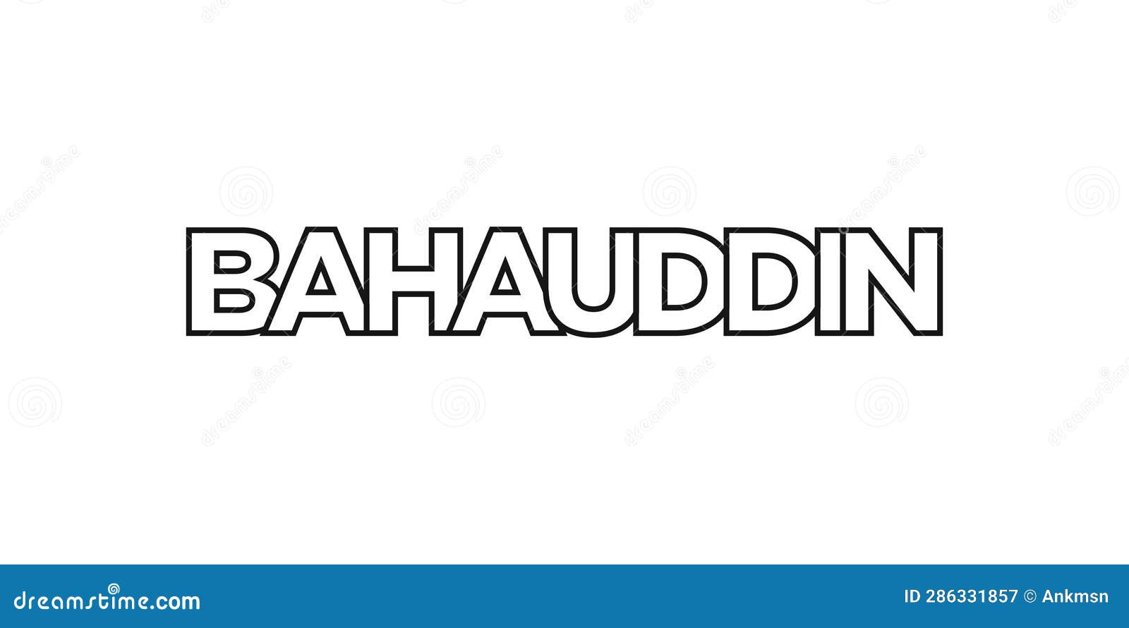 bahauddin in the pakistan emblem. the  features a geometric style,   with bold typography in a modern font