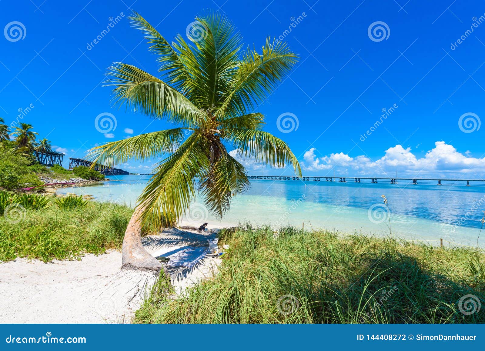 bahia honda state park - calusa beach, florida keys - tropical coast with paradise beaches - usa