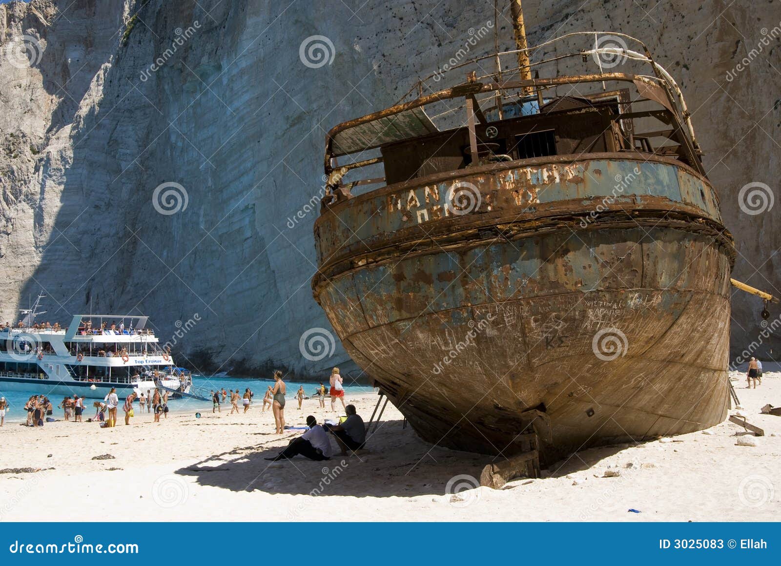 Baia del naufragio immagine stock. Immagine di barca, nave 3025083