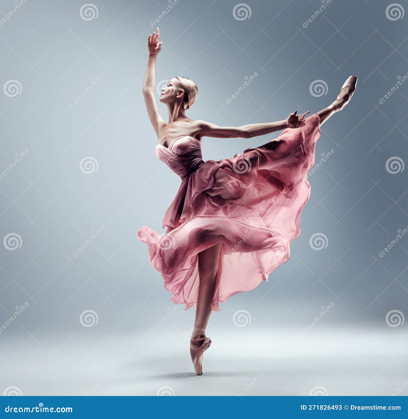 Bailarina En Trajes De Chicha Rosa Saltando Dividida. Bailarina De Ballet  Con Zapatos De Punta De Seda. Mujer Elegante En Falda Tu Imagen de archivo  - Imagen de vestido, belleza: 271826493