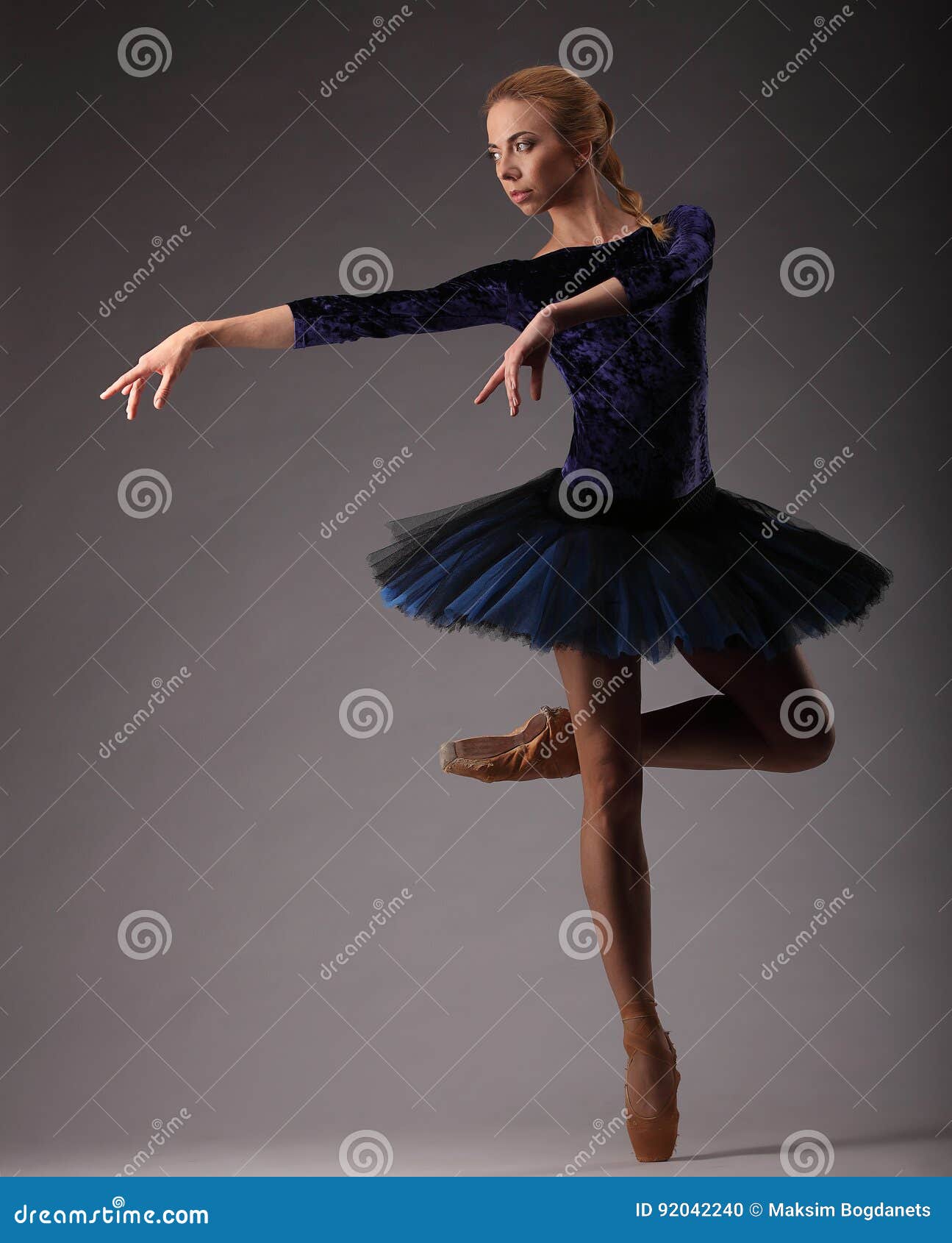 Cuerpo de una bailarina de ballet