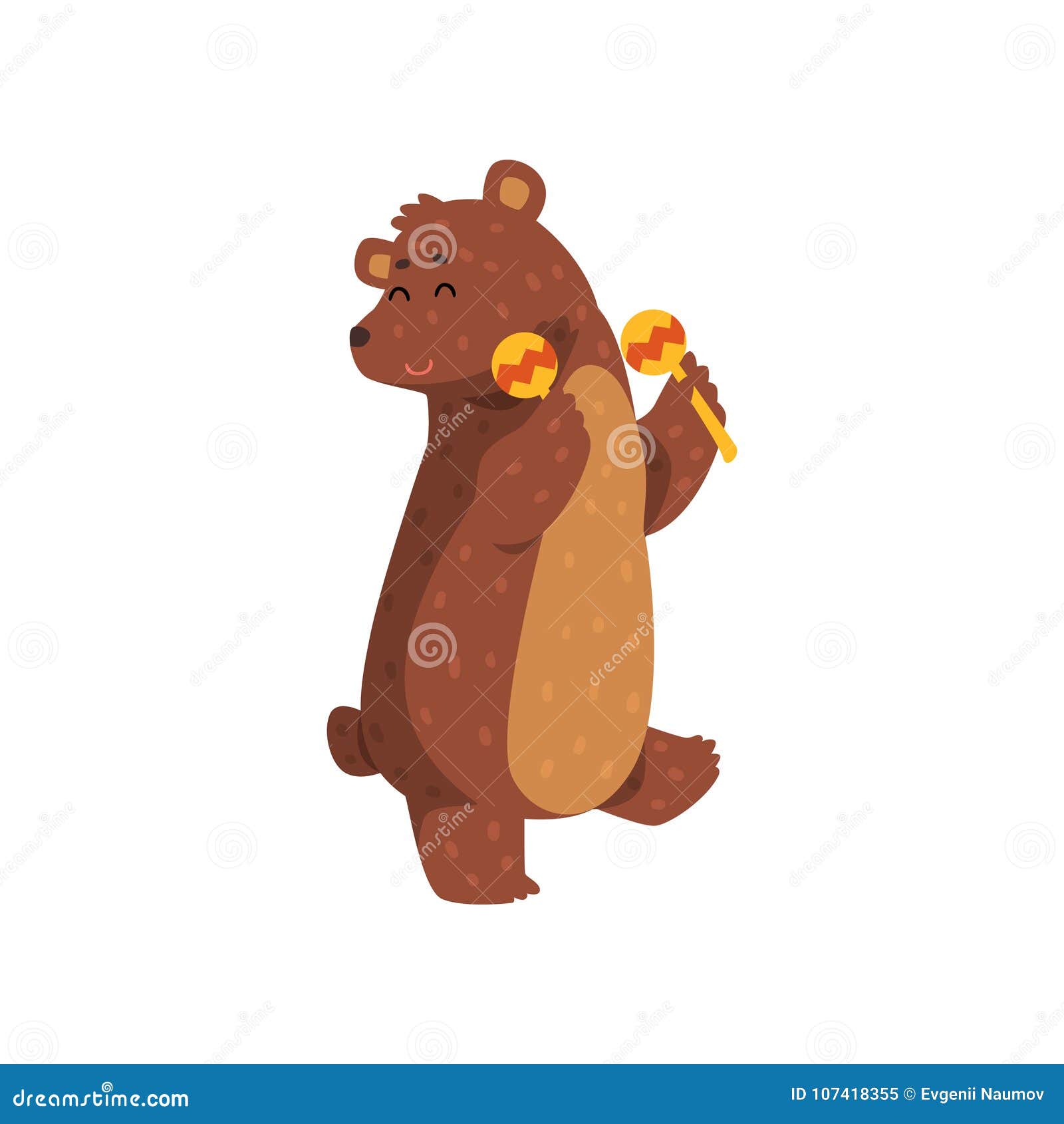 Baile Feliz Del Oso Marrón Con Maracas Animal Salvaje De La Historieta Ilustración del Vector - Ilustración de lindo, muestra: 107418355 Baile Feliz Del Oso Marrón Con Maracas Animal Salvaje De La Historieta Ilustración del Vector - Ilustración de lindo, muestra: 107418355
