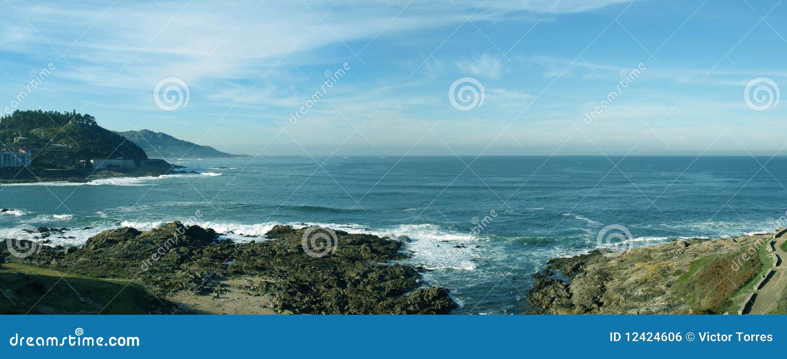 baiona coastline