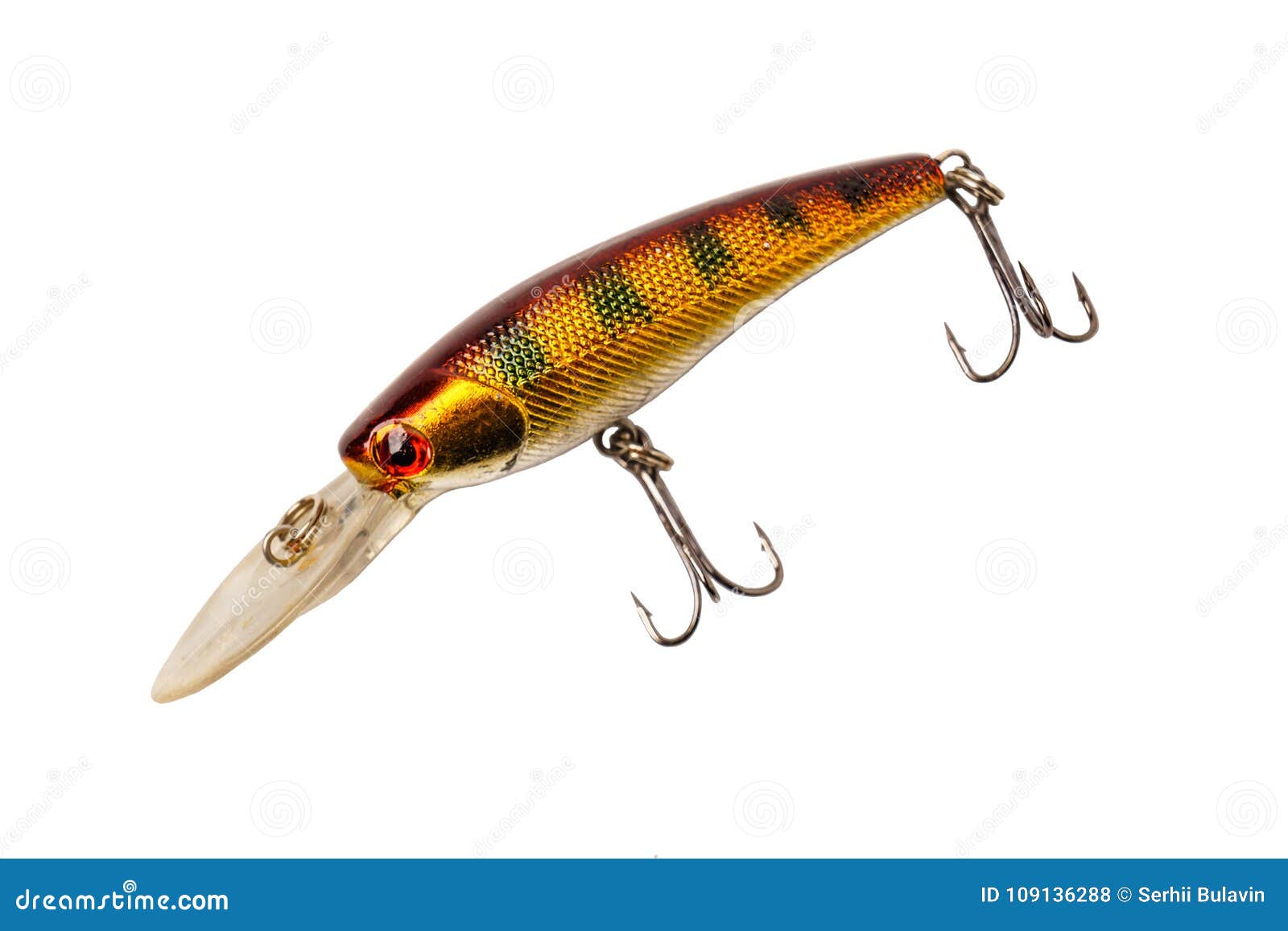 A Bait for Fishing on a Tarpaulin Background. Wobblers of Differ Stock  Photo - Image of accessory, bait: 109136288