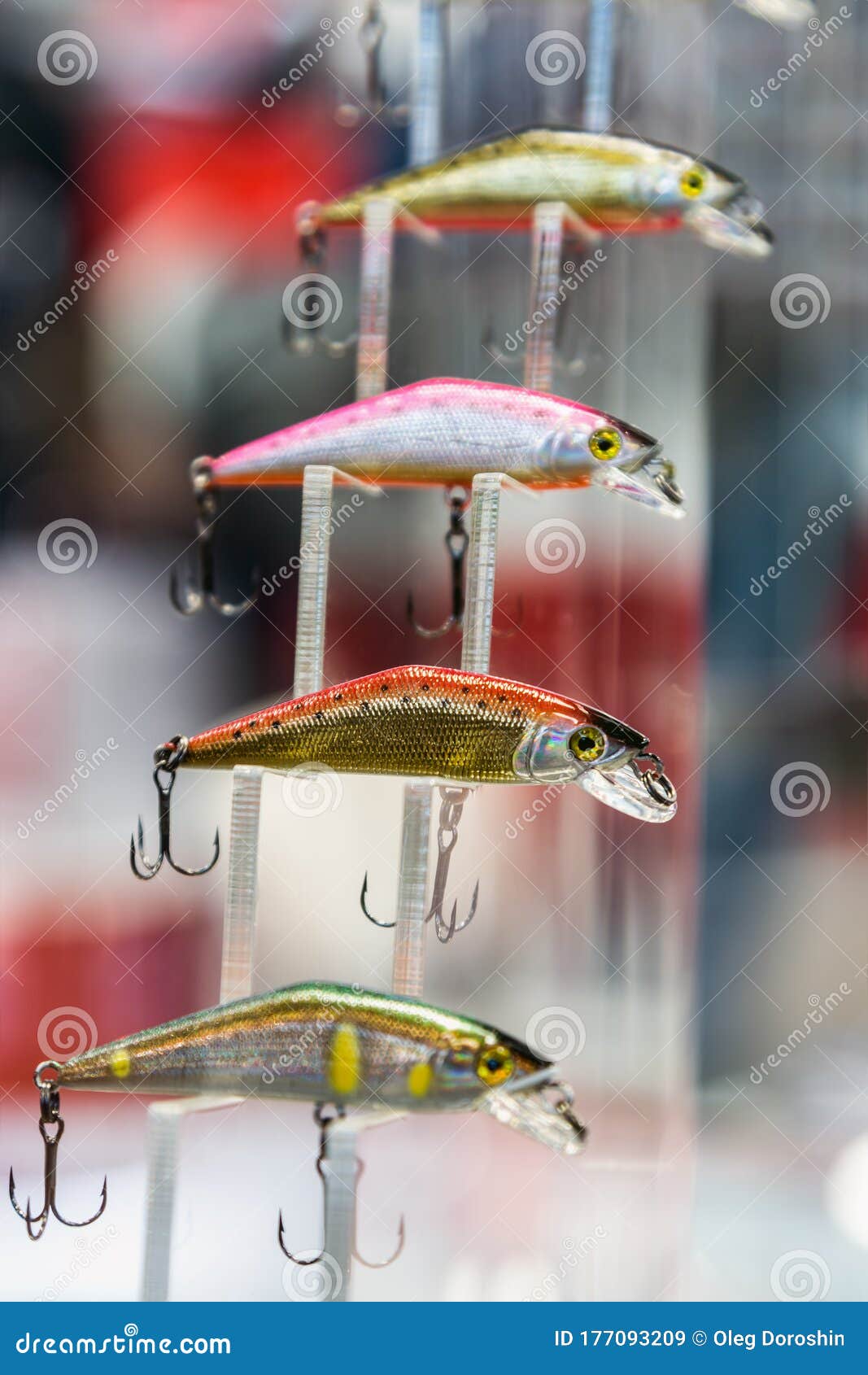 Baits Wobblers and Rolls of Different Manufacturers Stock Image - Image of  deal, life: 177093209