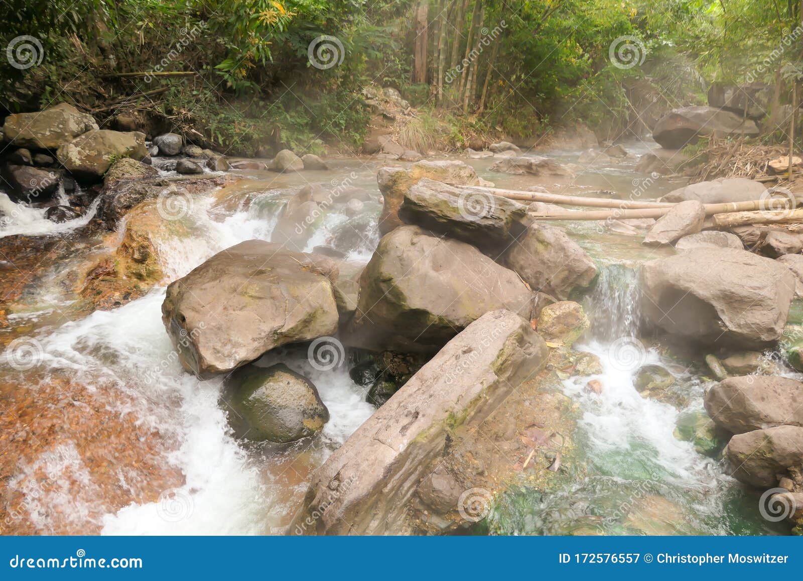 bajawa - hot spring meets the cold river