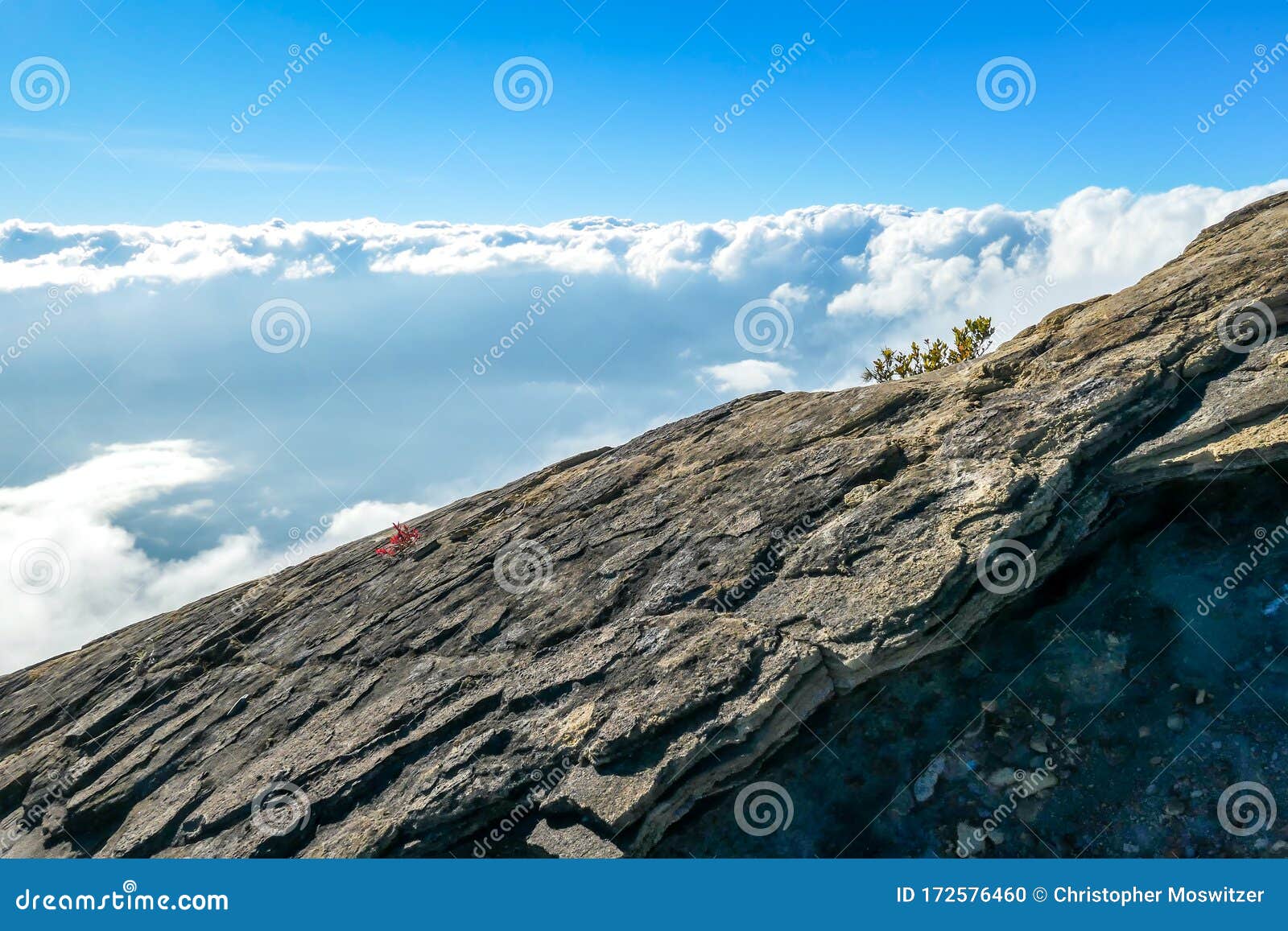 bajawa - steep slopes of volcano inierie
