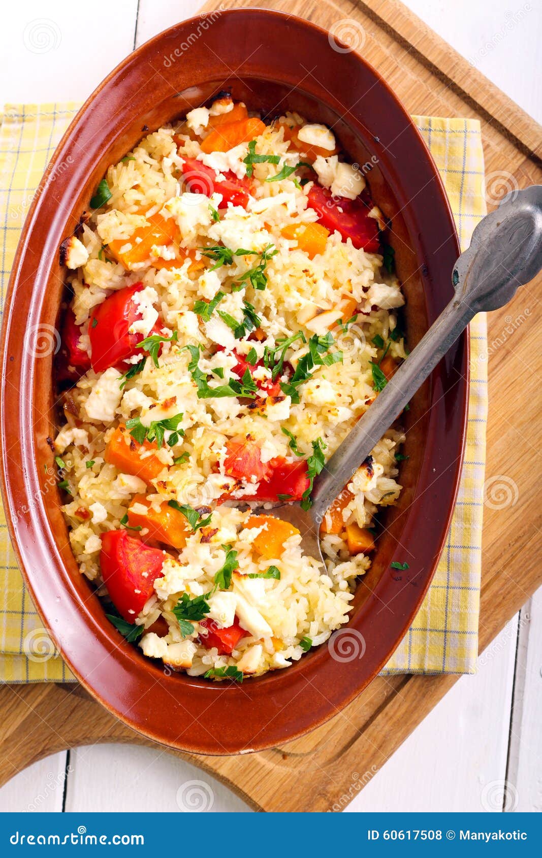 Bake stock photo. Image of feta, tomato, risotto, snack 60617508