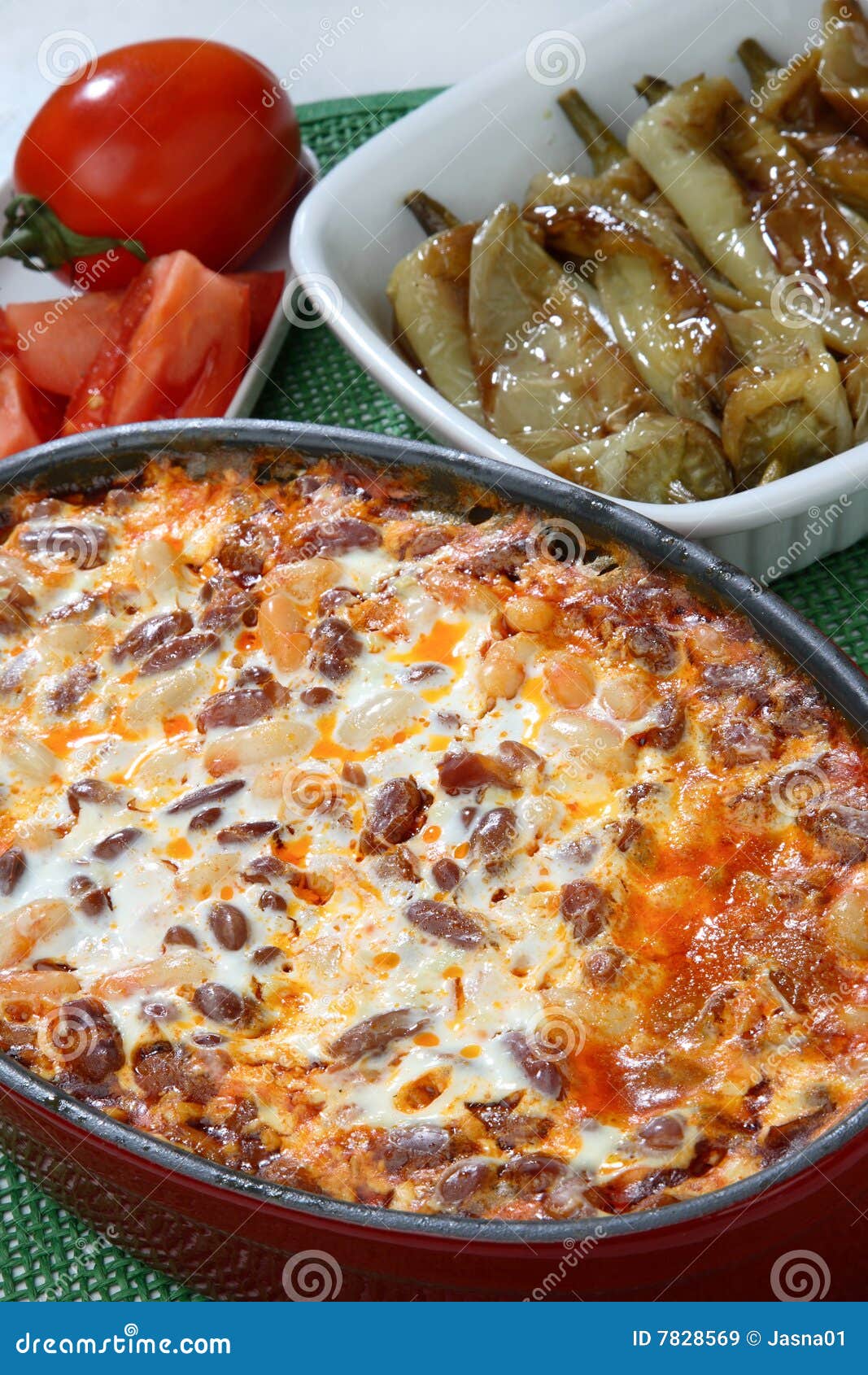 Baked Beans with Vegetables Stock Image Image of bean, dish 7828569
