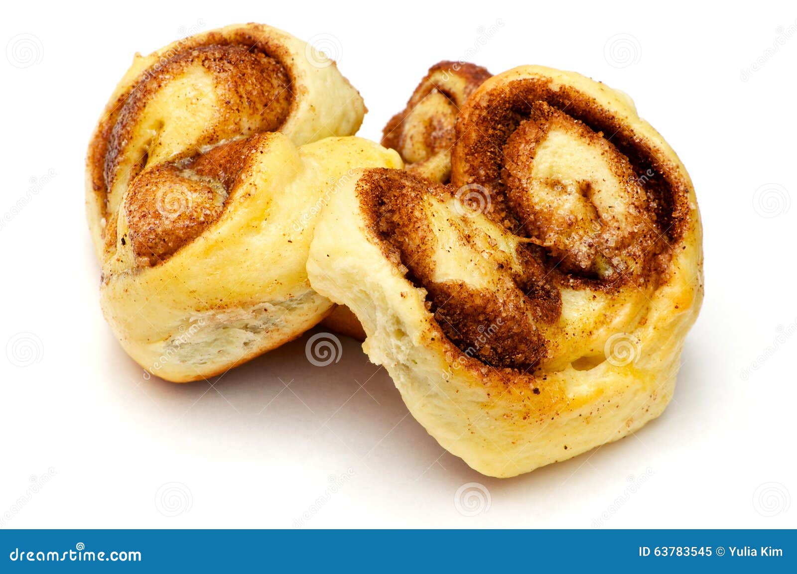 Baked buns over white stock image. Image of brown, fresh 63783545