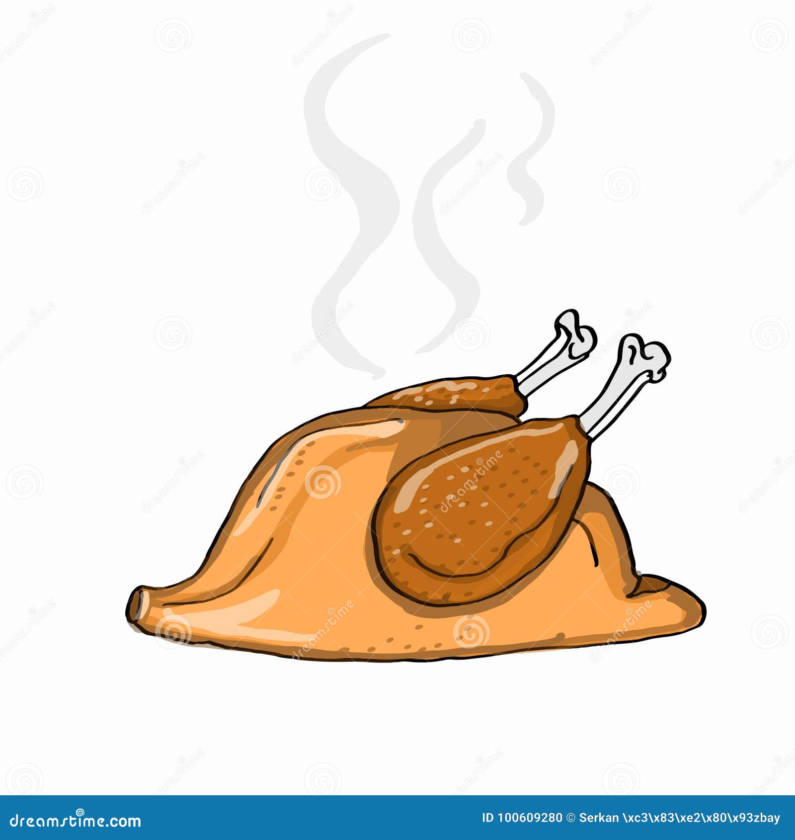 7191 Cooked Chicken Drawing Images Stock Photos  Vectors  Shutterstock