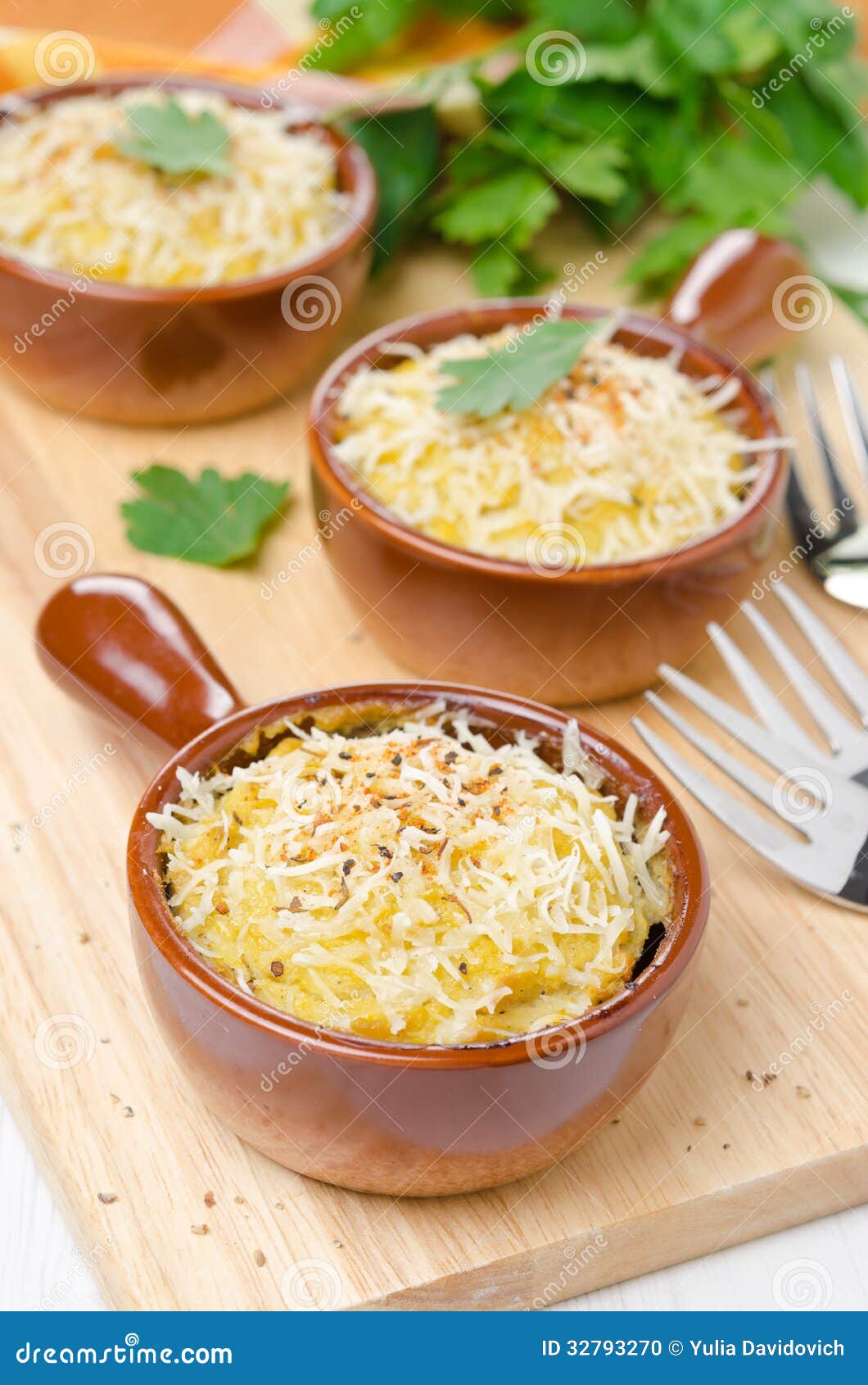 Baked Chicken with Mashed Cauliflower and Cheese Stock Photo Image of garnish, dinner 32793270