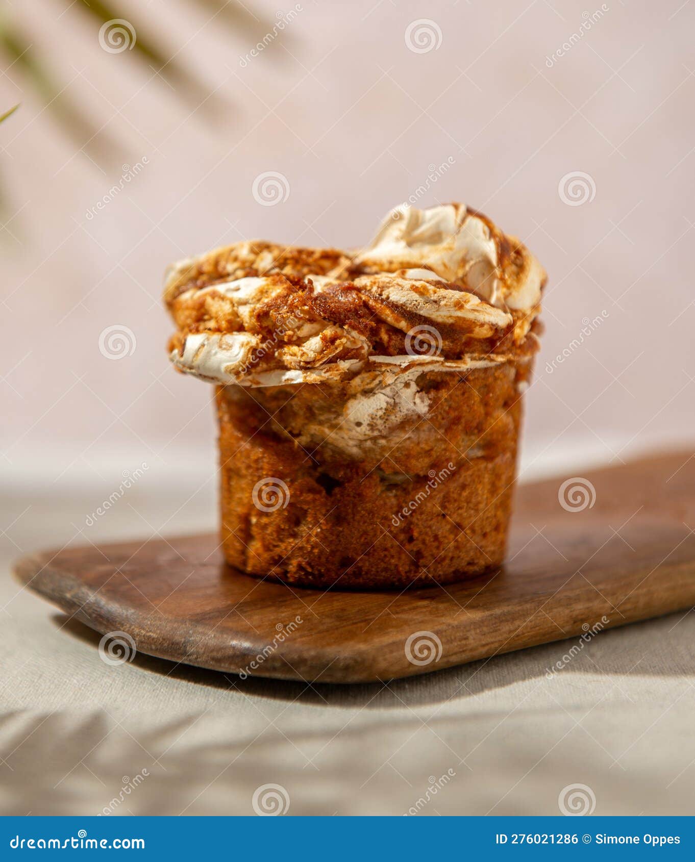 Baked Cream Cake Pastry. Freshly Cooked Bakery Stock Photo Image of