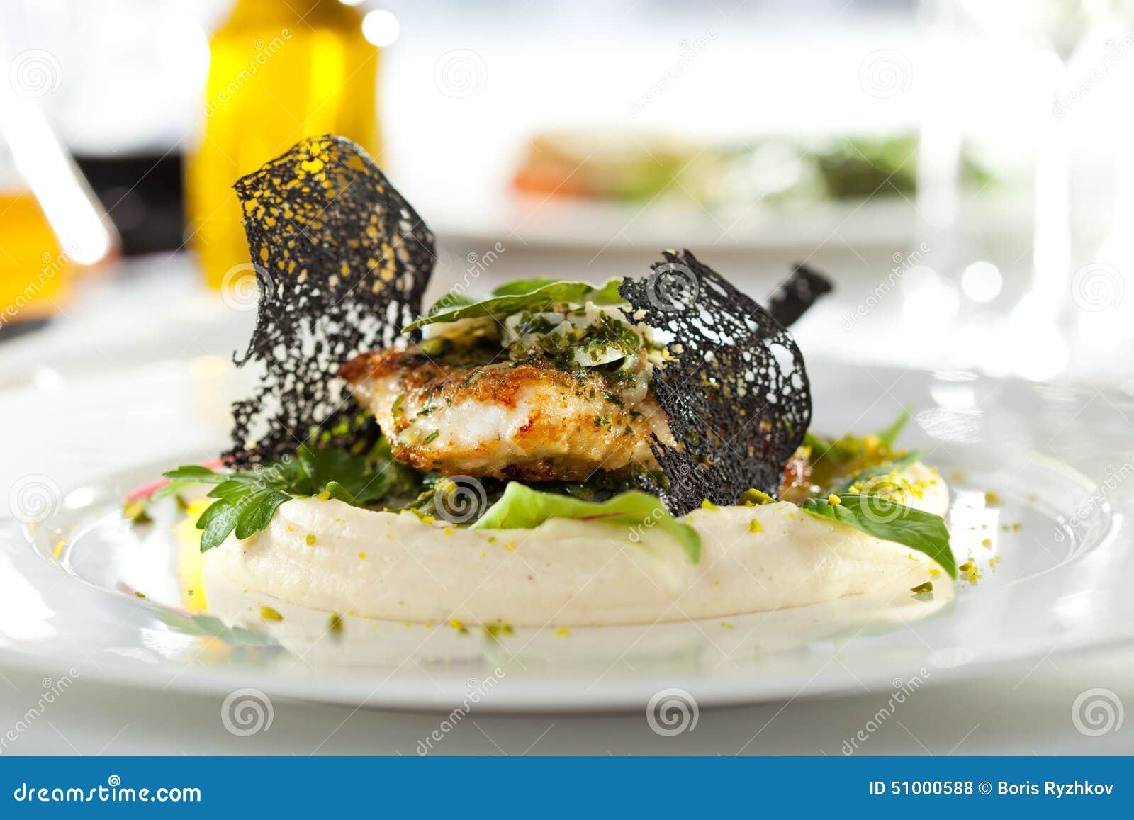 Baked Flounder stock photo. Image of dining, appetizing 51000588