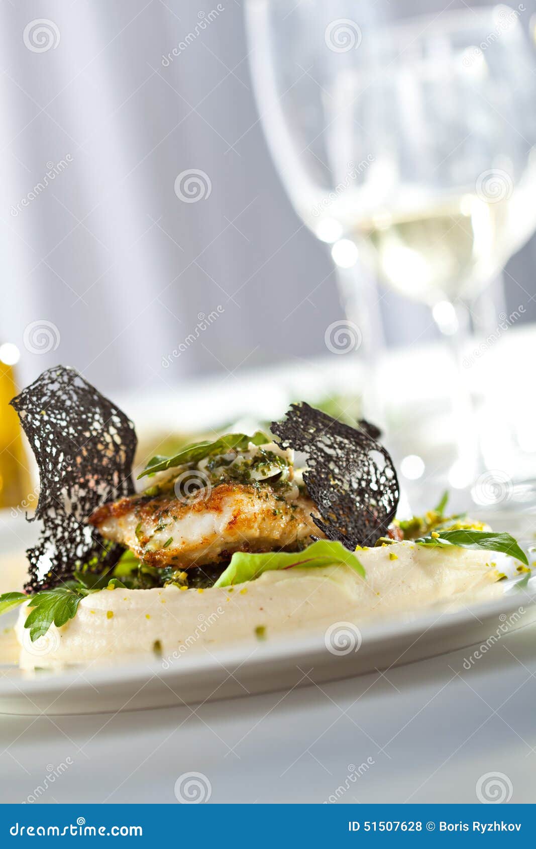 Baked Flounder stock photo. Image of grilled, delicious 51507628