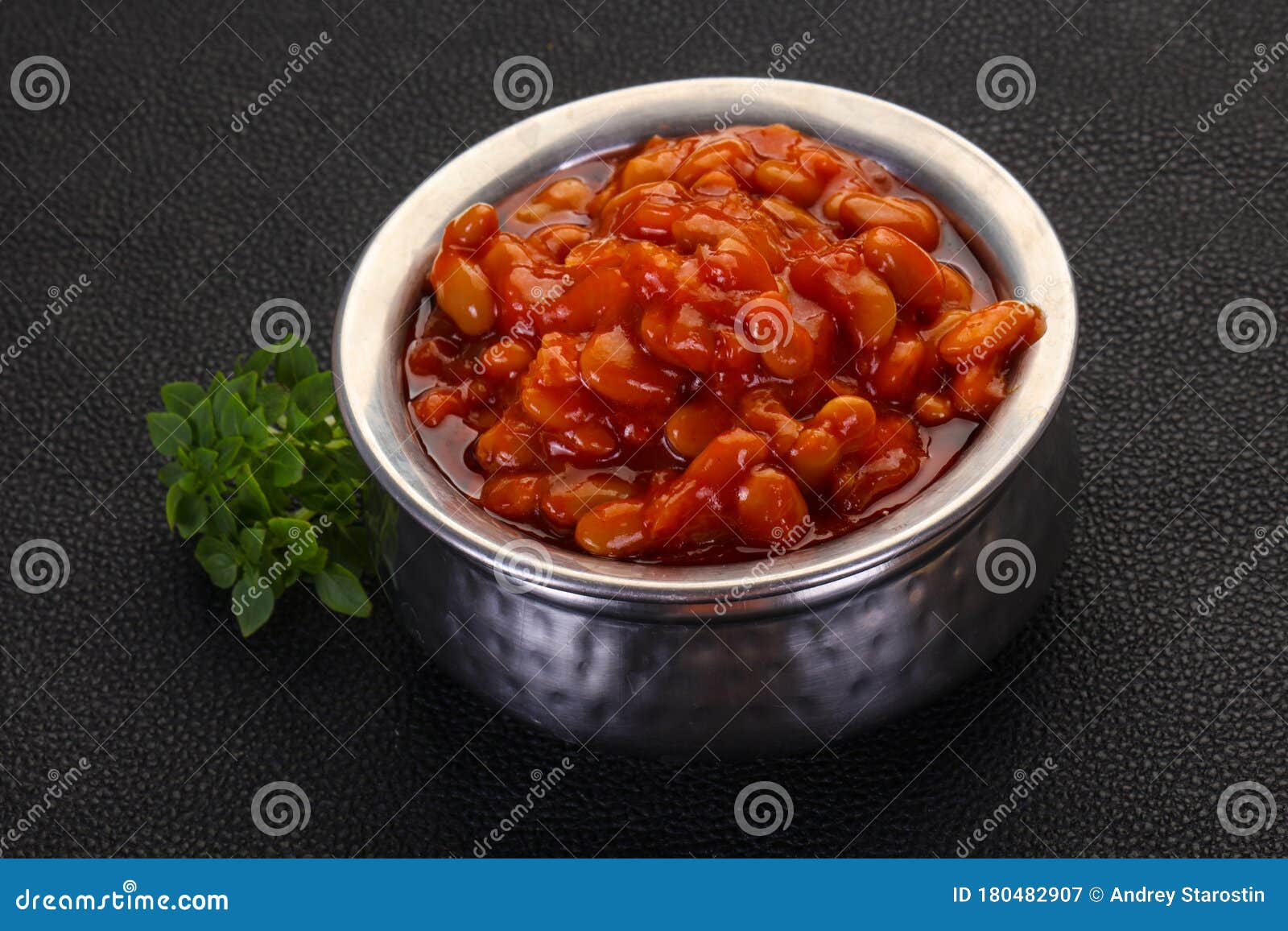 Baked Kidney with Tomato Sauce Stock Image Image of beans, view
