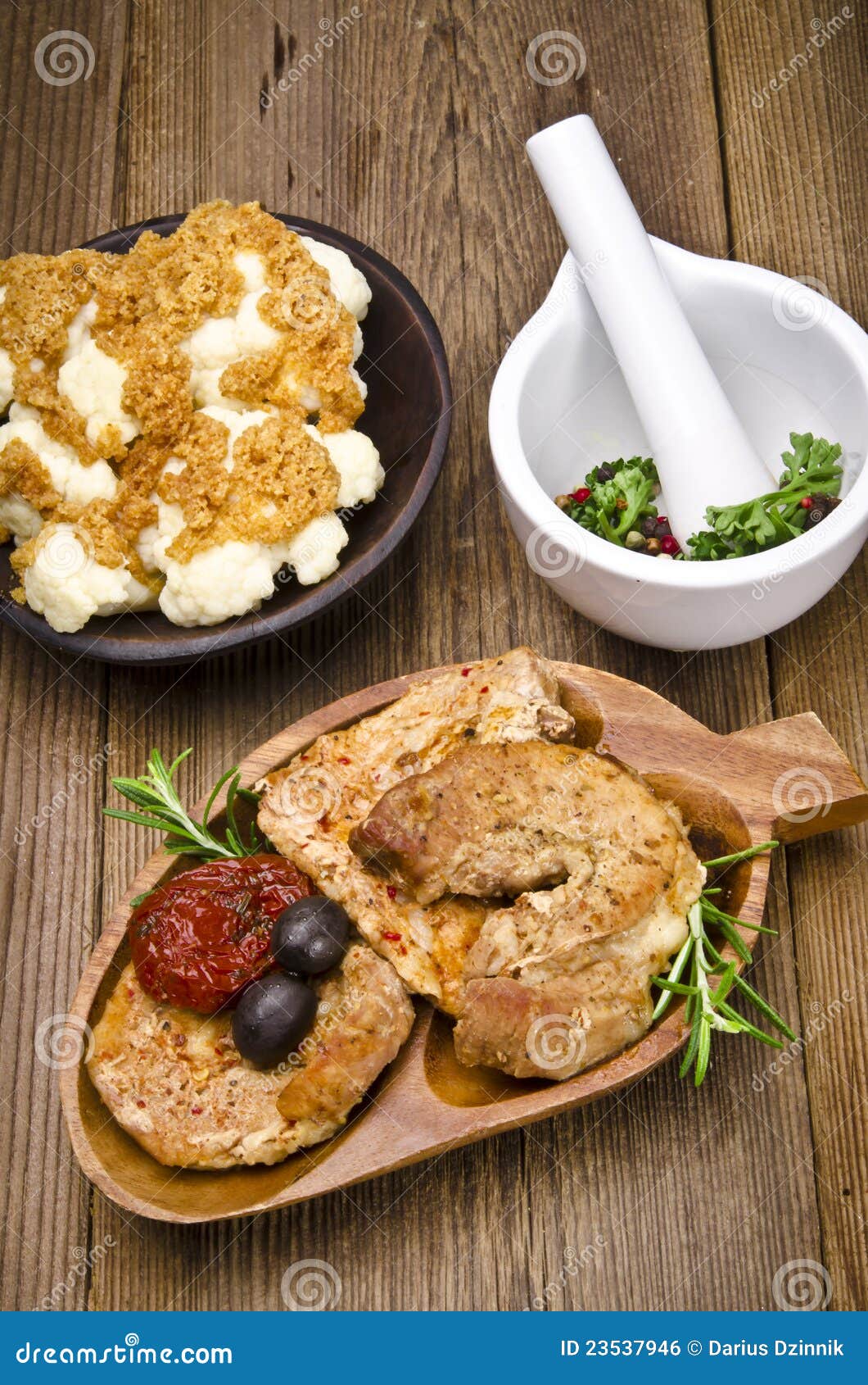 Baked meat with olives stock photo. Image of appetizer 23537946