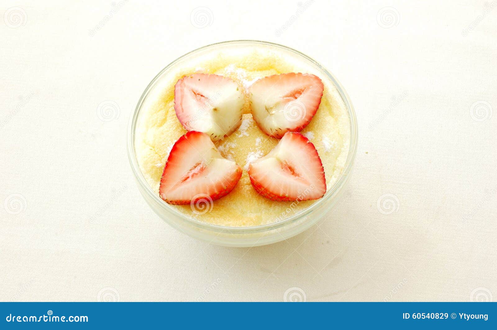 Baked milk pudding stock image. Image of coconut, tropical 60540829