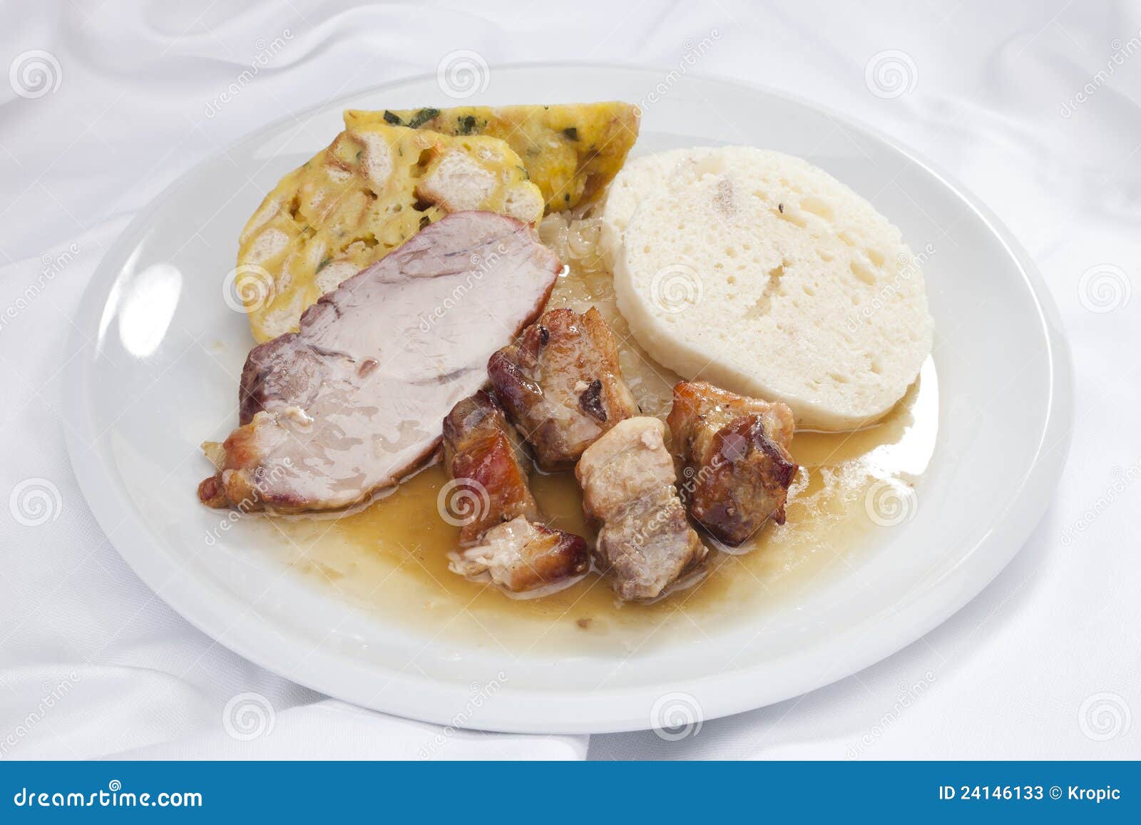 Baked Pork Knuckles Typical Andalusian And Spanish Food RoyaltyFree