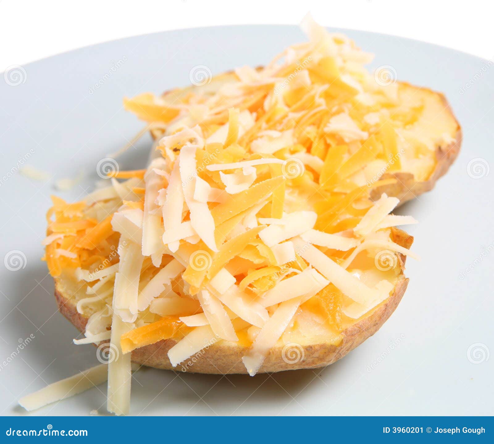 Baked Potato & Cheese stock image. Image of brown - 3960201