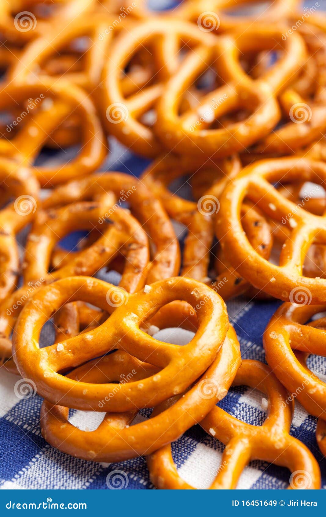 Baked pretzels stock image. Image of bakery, appetizer 16451649