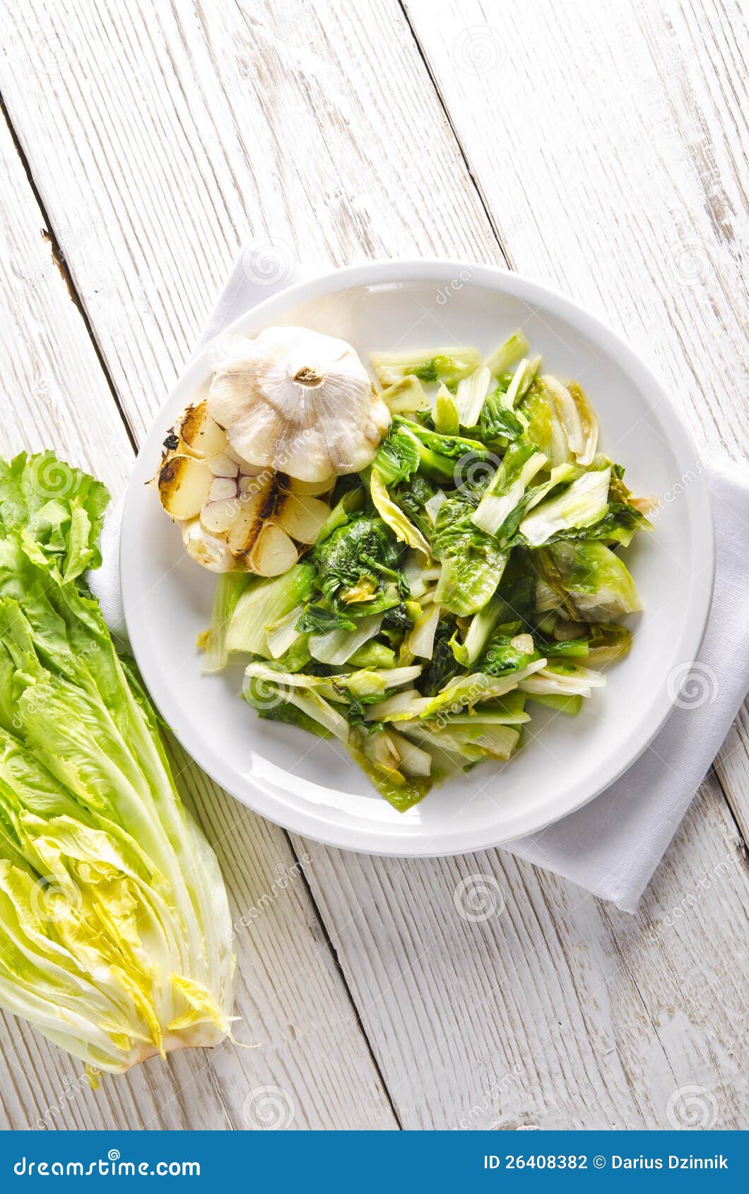 Baked Romaine lettuce stock photo. Image of italian, italy 26408382