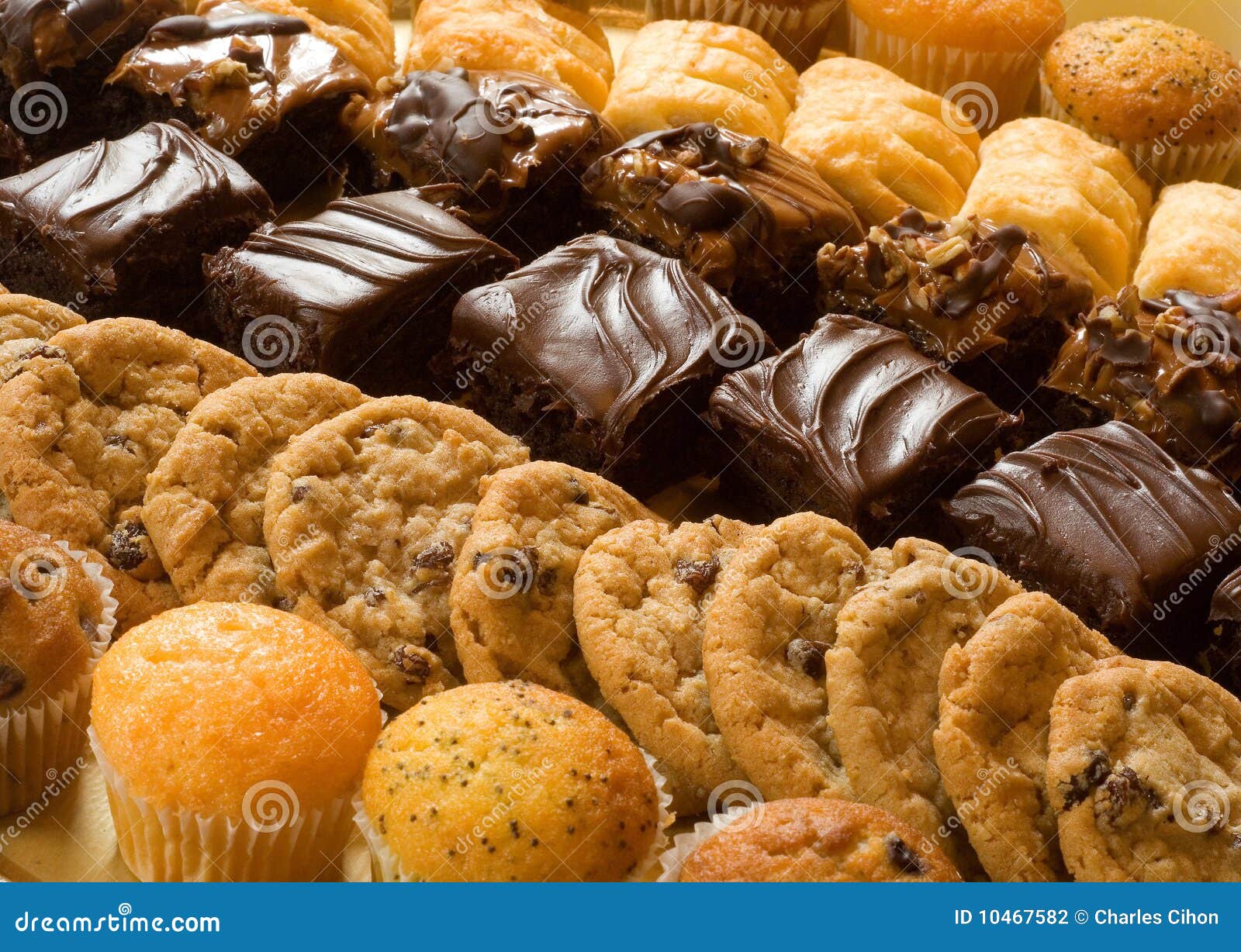 Baked Sweets stock photo. Image of food, sweets, chips 10467582