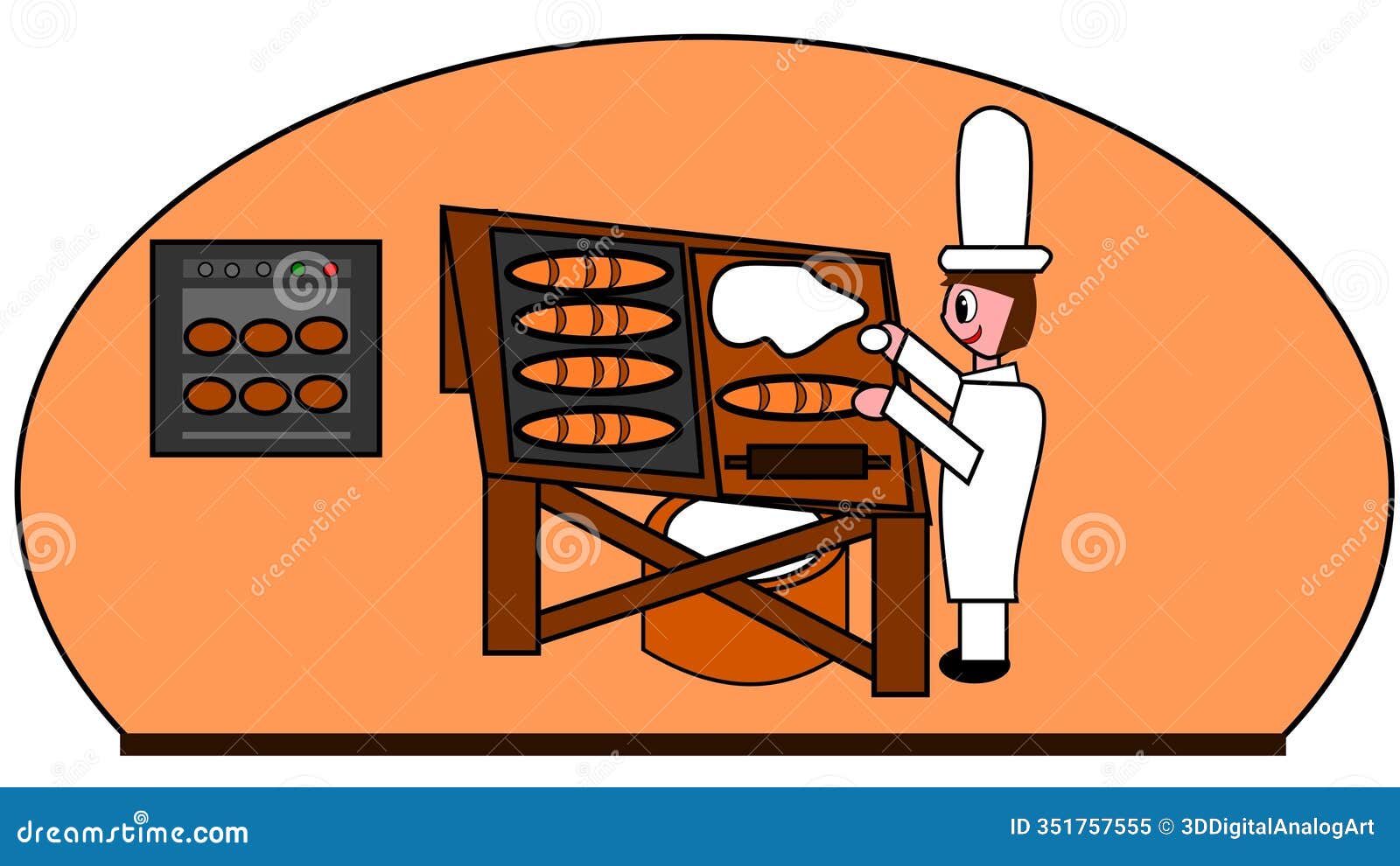 Baguettes Man Stock Illustrations – 84 Baguettes Man Stock Illustrations,  Vectors \u0026 Clipart - Dreamstime, image size:1600x990