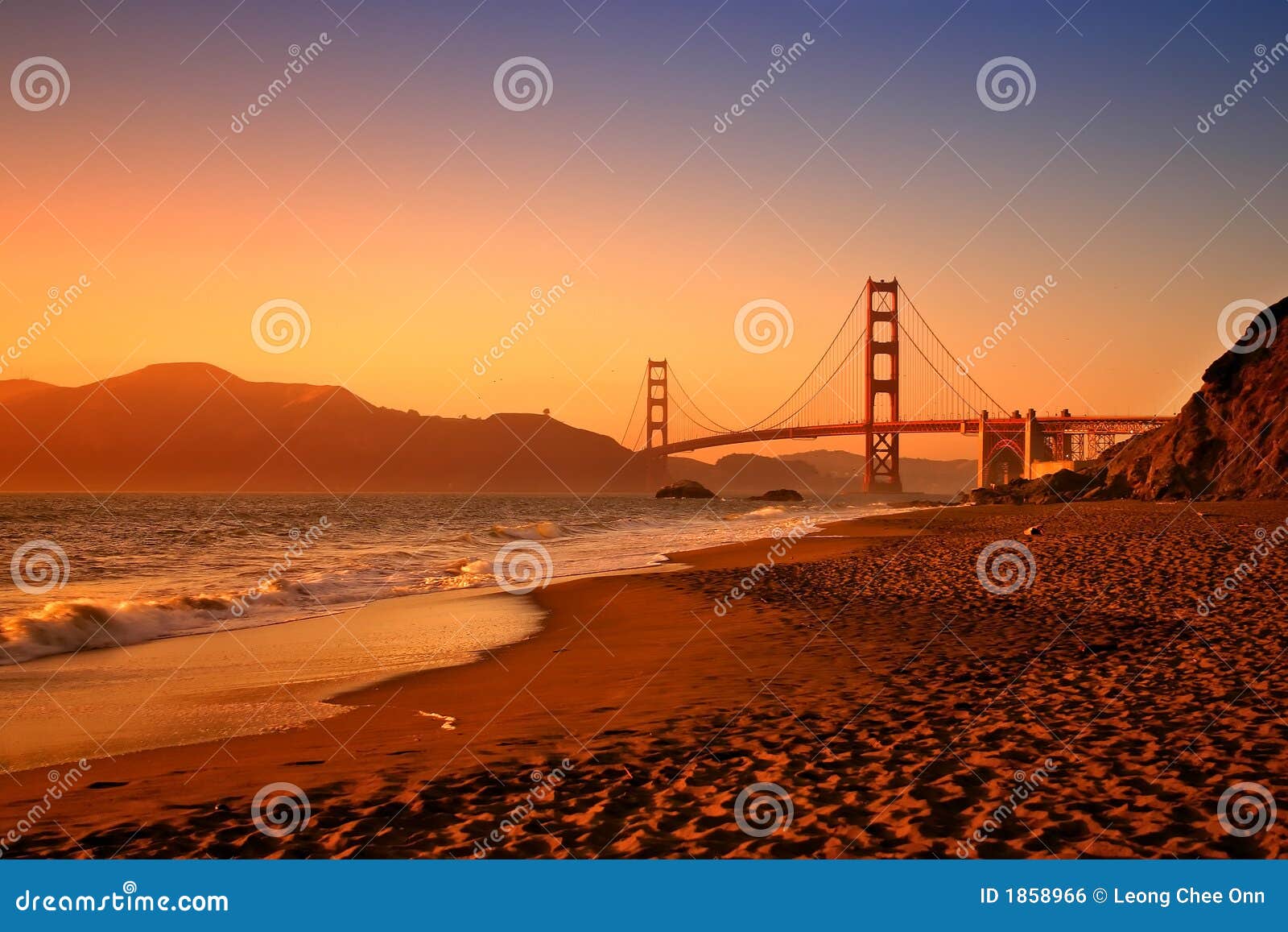 Baker Beach, San Francisco stock photo. Image of structure 1858966