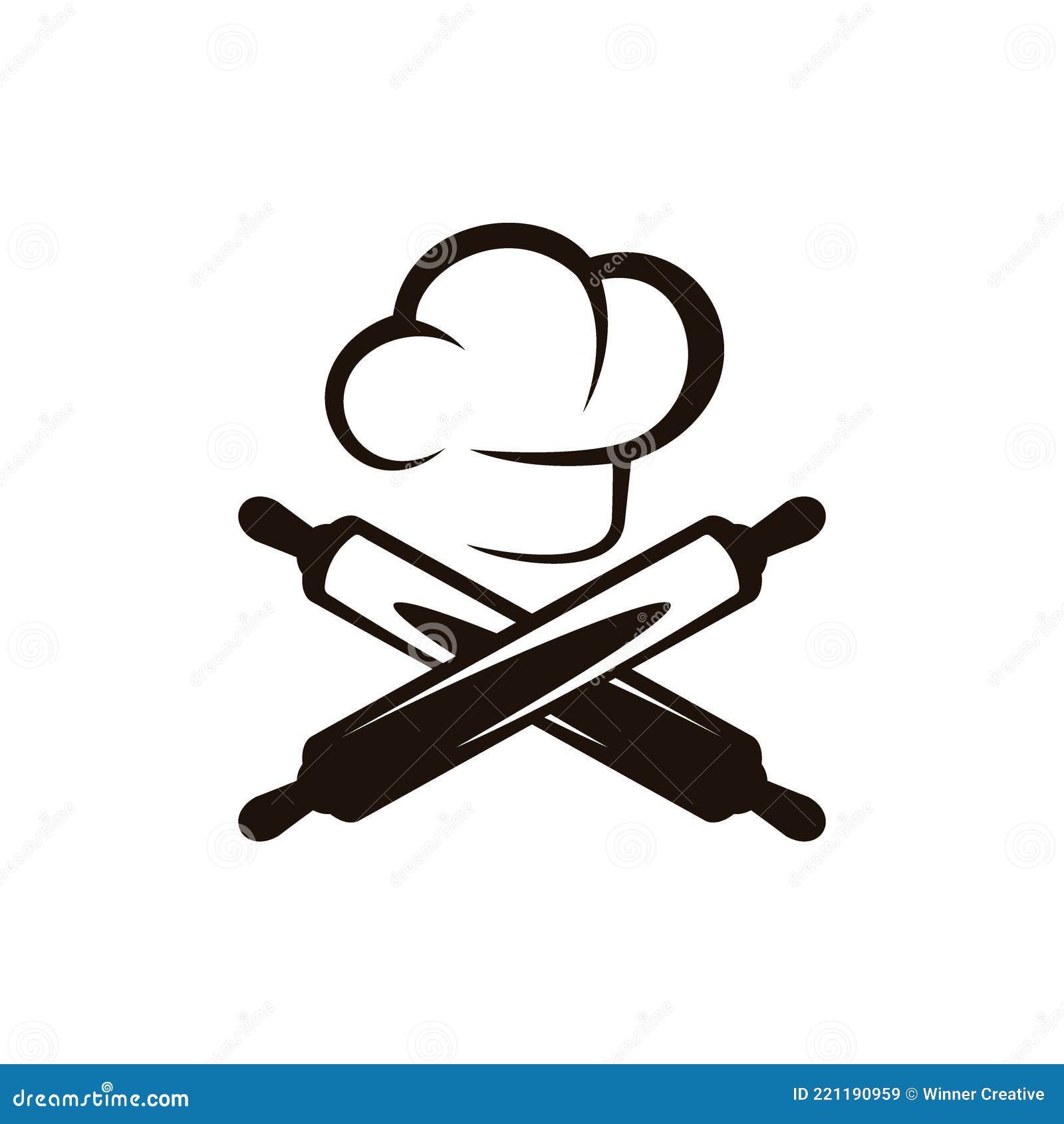 Bakery Chef Logo. Bakery Logo Design Vector Stock Vector Illustration