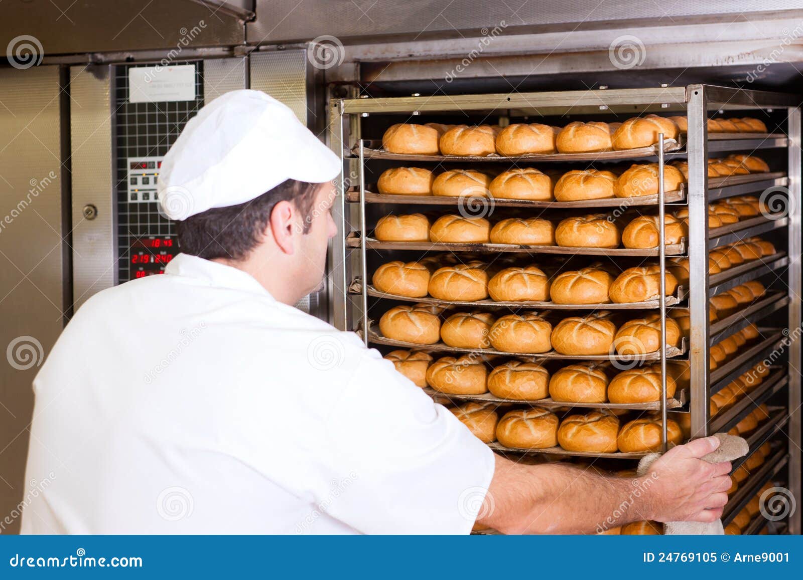 baker in his bakery