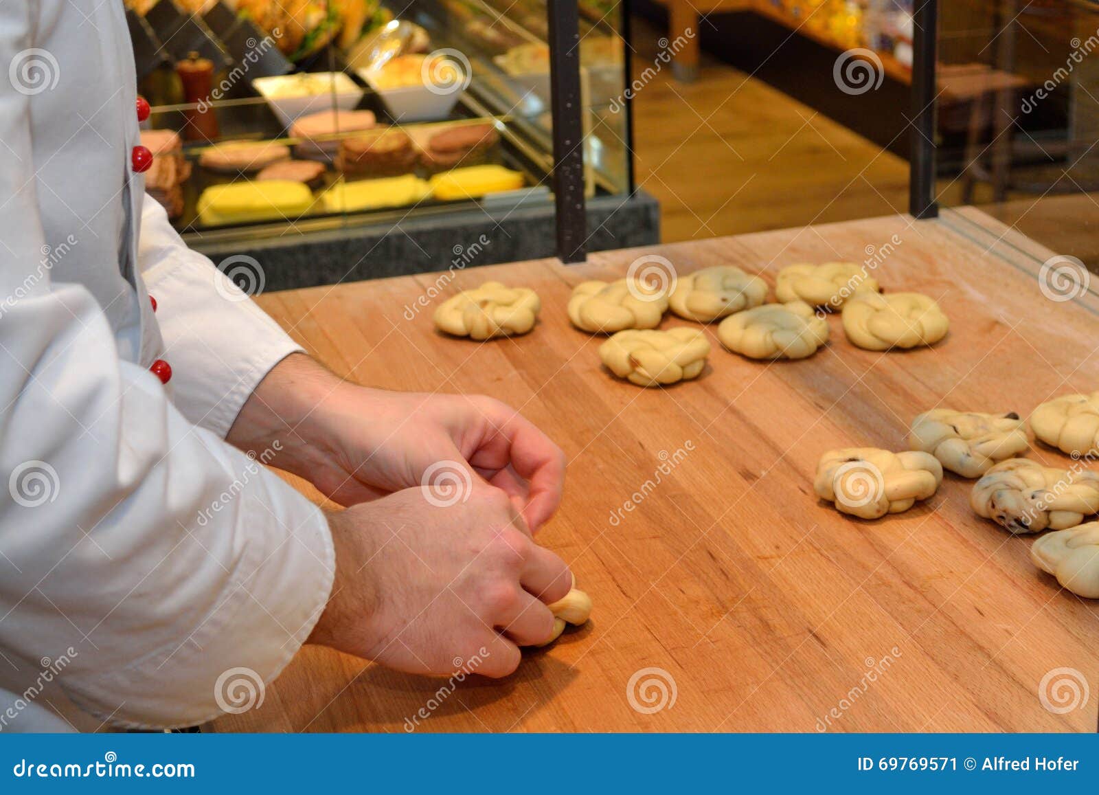 Baker Made Yeast Dough Pastries Stock Image Image of brioche, bakery