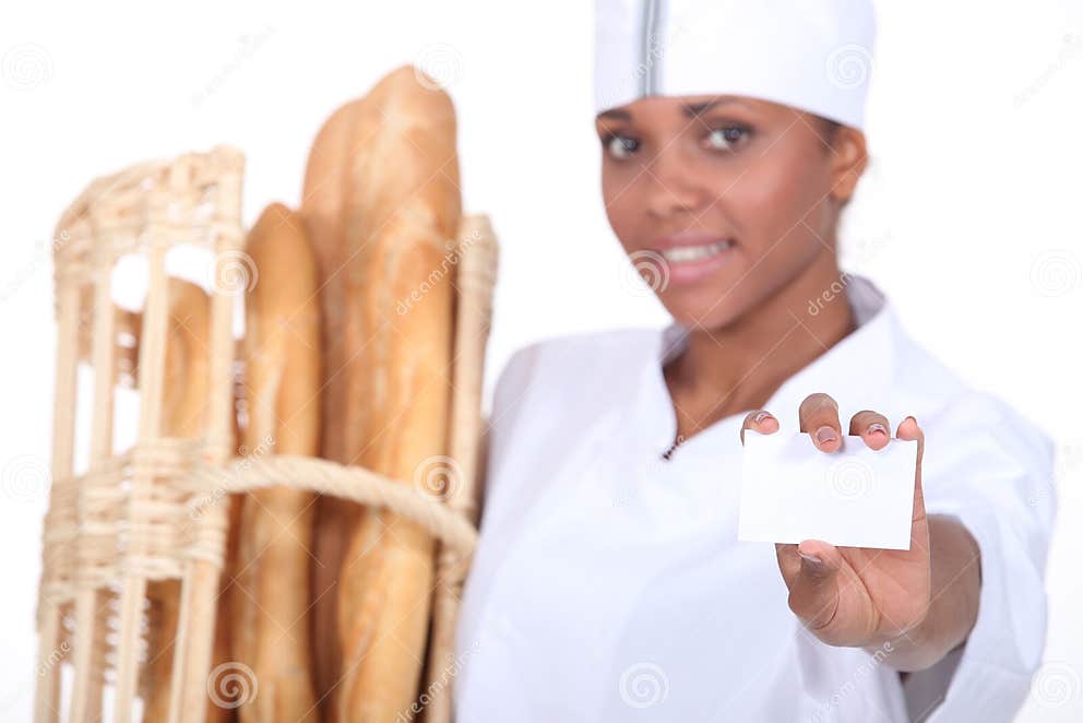 Baker stock image. Image of crusty, holding, qualified 33280593