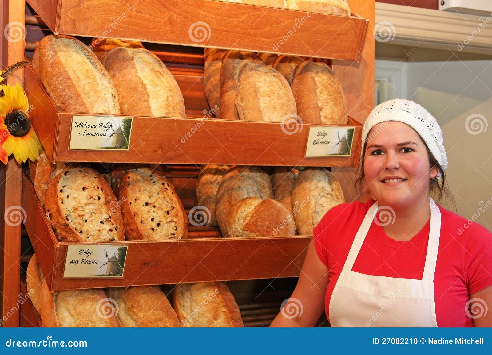 Baker and a Variety of Bread Editorial Image Image of food, grain