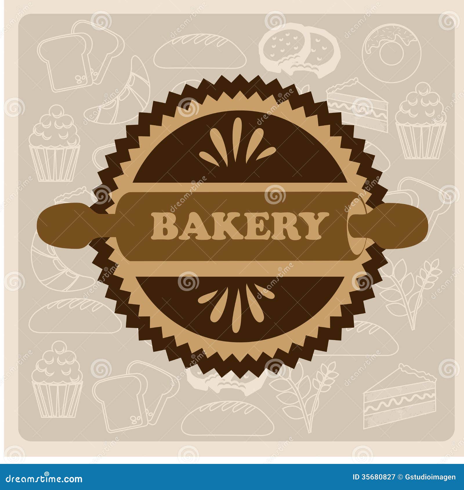 Bakery Cartoon Vector 35680827