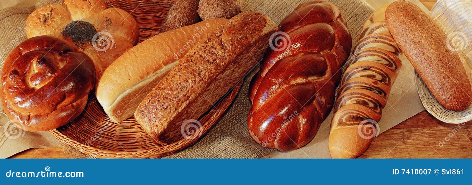 Bakery foods stock image. Image of life, group, breads 7410007